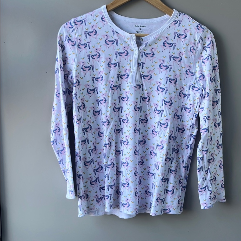 Roller Rabbit Women’s Pajamas - Fantasy Horse Motif a Size Small